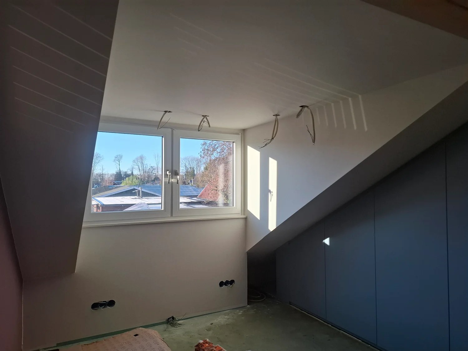 Nieuwe kozijnen geplaatst bij een woning